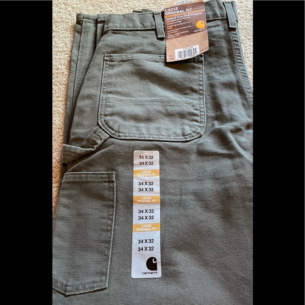 Carhartt Washed Duck Work Dungarees
